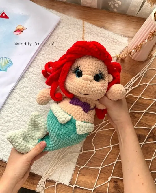 [Teddy_knitted] Русалочка (Дарья Киселева)