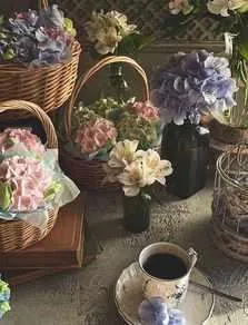Зефирные капкейки «Гортензии» (Марина Невская)