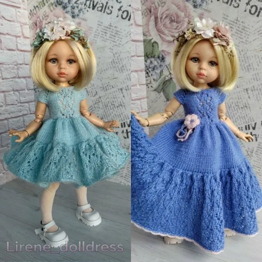 [Lirene's dolls] Платье Марисоль 2-в-1 для кукол Паола Рейна 32-34 см (Lirene Dolldress)