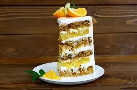 [bake] Торт Морковный с апельсиновым компоте и пряностями (Мария Владимирова)