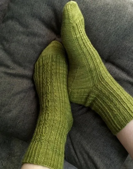[olgaalexeeva_knit48] Носки Ракита_socks (Ольга Алексеева)