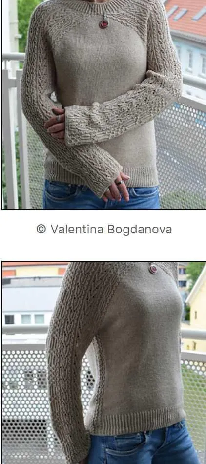 [valentinasknits] Свитер Erdene (Валентина Богданова)