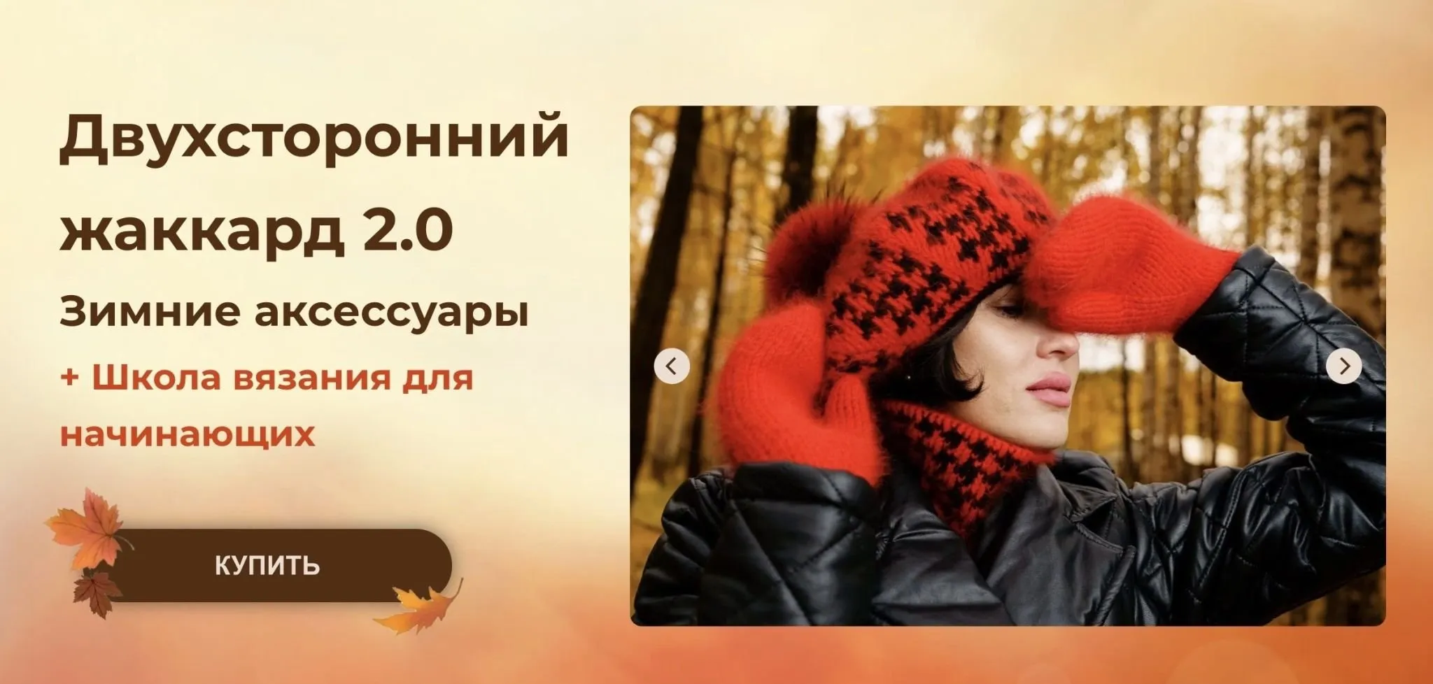 Двухсторонний жаккард 2.0. Зимние аксессуары (Дана Романова)