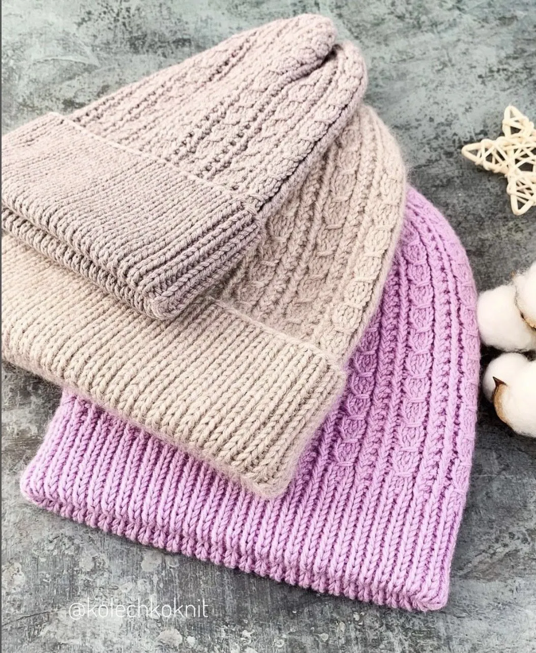 [kolechkoknit] Шапка Verona (Ольга Кольцова)