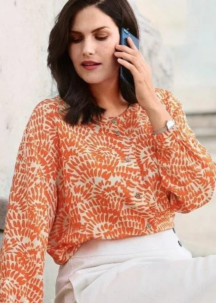 [Burda Style] Блузка №128. Выкройка из Burda №3-2020