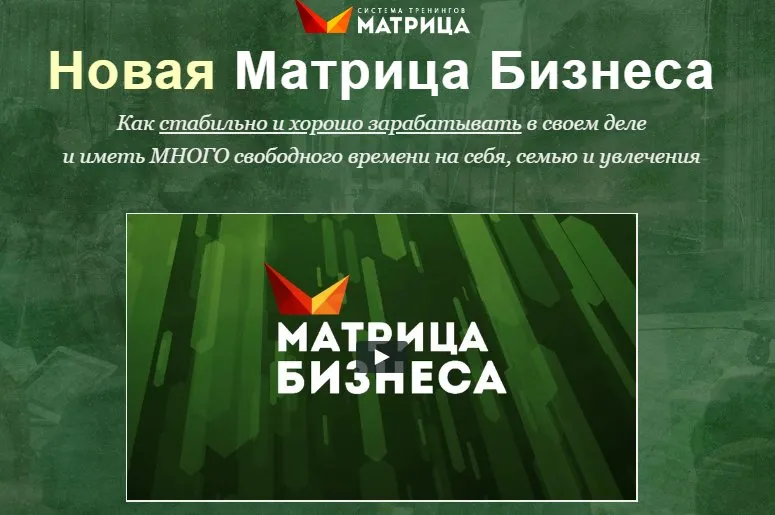 Новая матрица бизнеса — 2020. Пакет-VIP (Дмитрий Богданов, Андрей Клюхин)