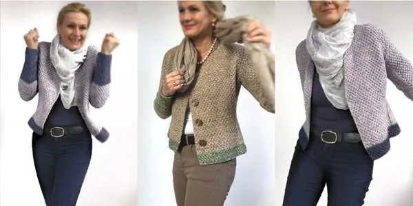 [Вяжи.ру] Женский жакет Cheat your Tweed (Ютта фон Хинтерм Штайн)