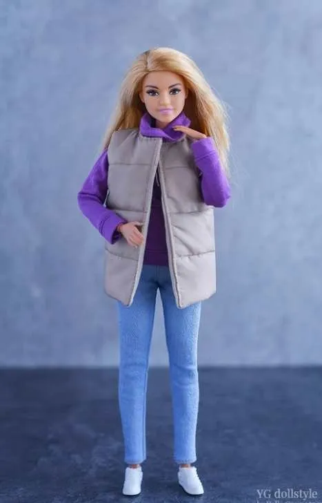 [YG Dollstyle] Стеганный жилет для Барби и Кена (Юлия Грамотнева)