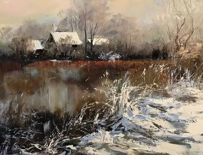 Зимний домик (Анна Маратканова)