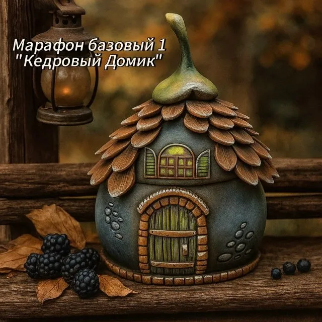 Марафон базовый 1. Кедровый домик (Лёля Раевская)