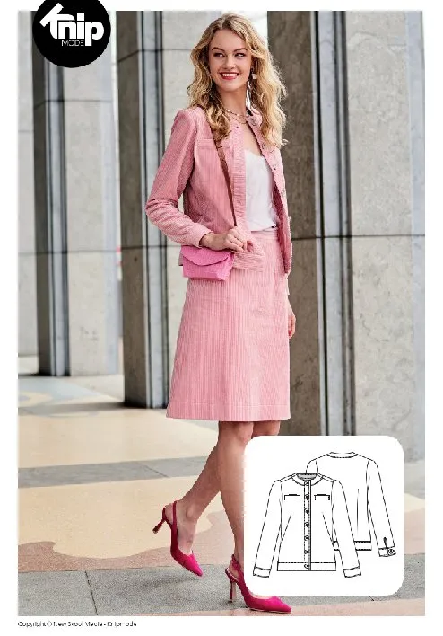 [burdastyle] Короткий жакет из вельвета №7