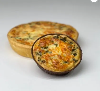 Мягкая тарталетка Закусочная Сыр. Луковое пюре. Копченая курочка (Мария Манахова)