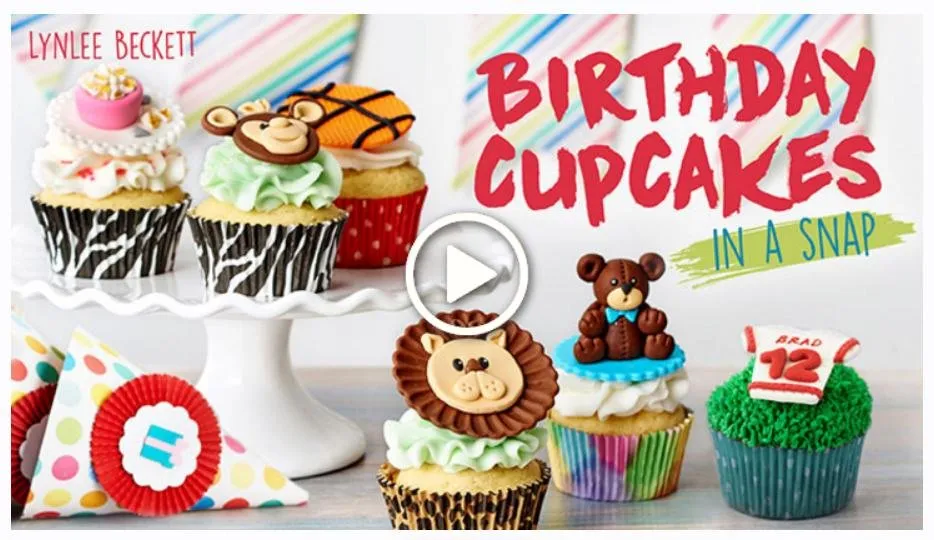 [Craftsy] Капкейки на День Рождения в два счета! Часть 1 из 3 (Линли Бекетт)