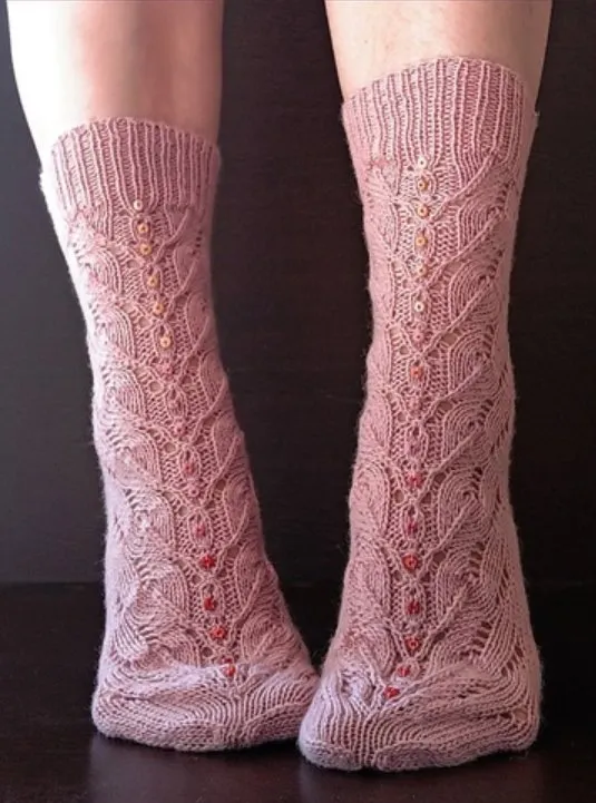 Носки О-ханами (sock_s_love)