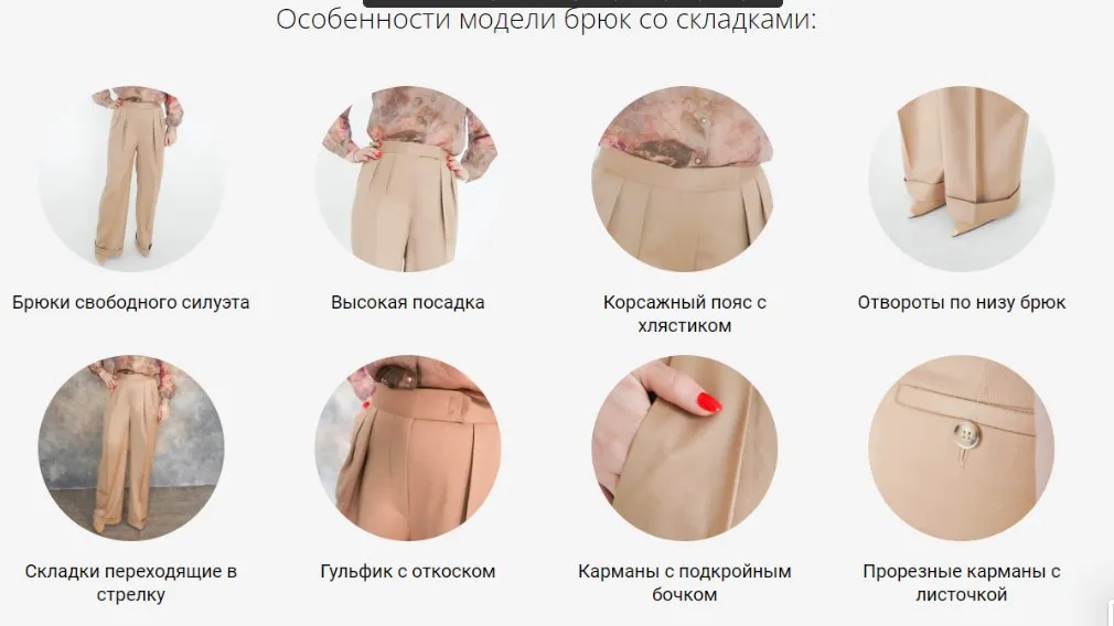 [Модные практики] Модные брюки со складками. Моделирование и пошив (Светлана Александровна)