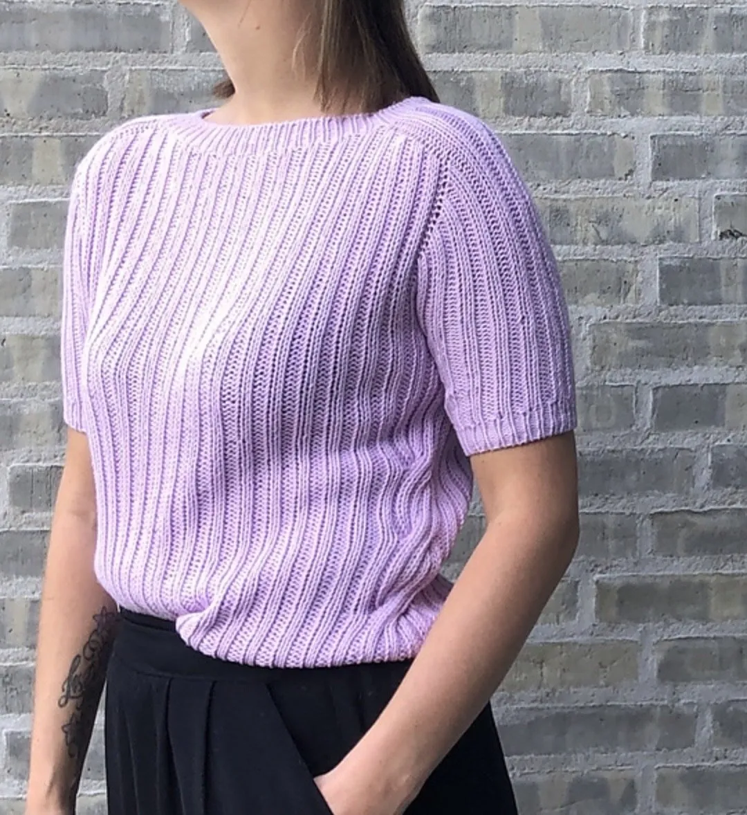 Пуловер Soft summer tee (KNITlig)