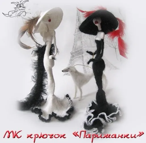 Парижанки Крючок (описание вязания) (Светлана Перцева)