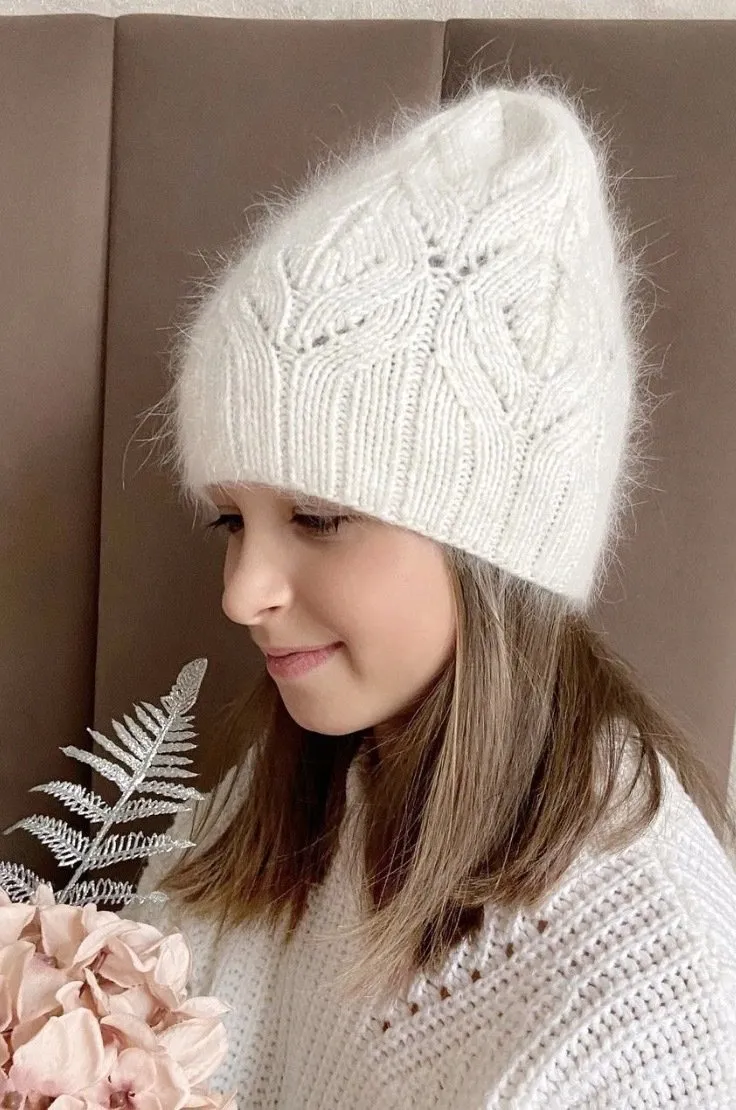 [avgustina_knit] Шапка Magnolia (Юлия Гнатовская)