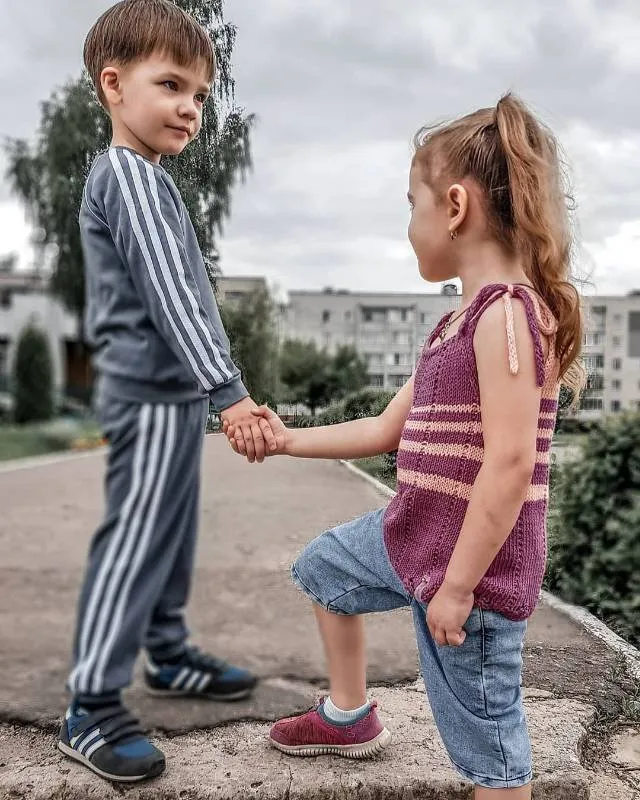 Детский топ Little girl (Warm_elm)