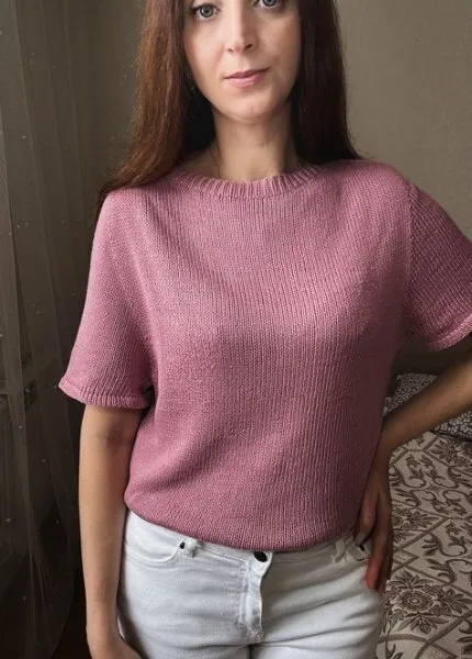 [kolechkoknit] Женская футболка (Ольга Кольцова)