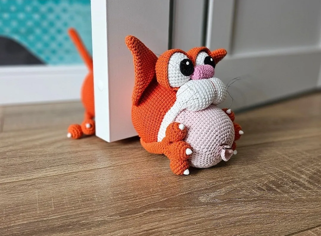 [olga_toys_handmade] Рыжий Кот-Заглушка (Ольга Курченко)