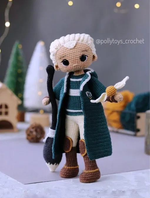 [Pollytoys_crochet] Драко Малфой (Дарья Лобачева)