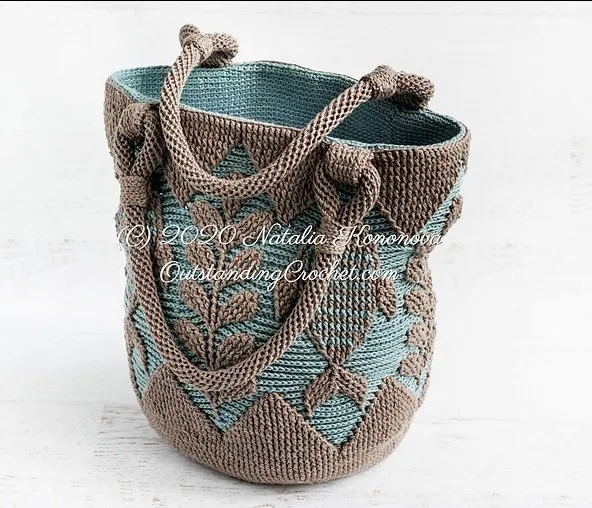 [Вязание] Дамская сумка «Corfu Bag» (Natalia Kononova)