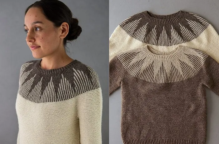 Пуловер Thistle Yoke (Ainur Berkimbayeva)