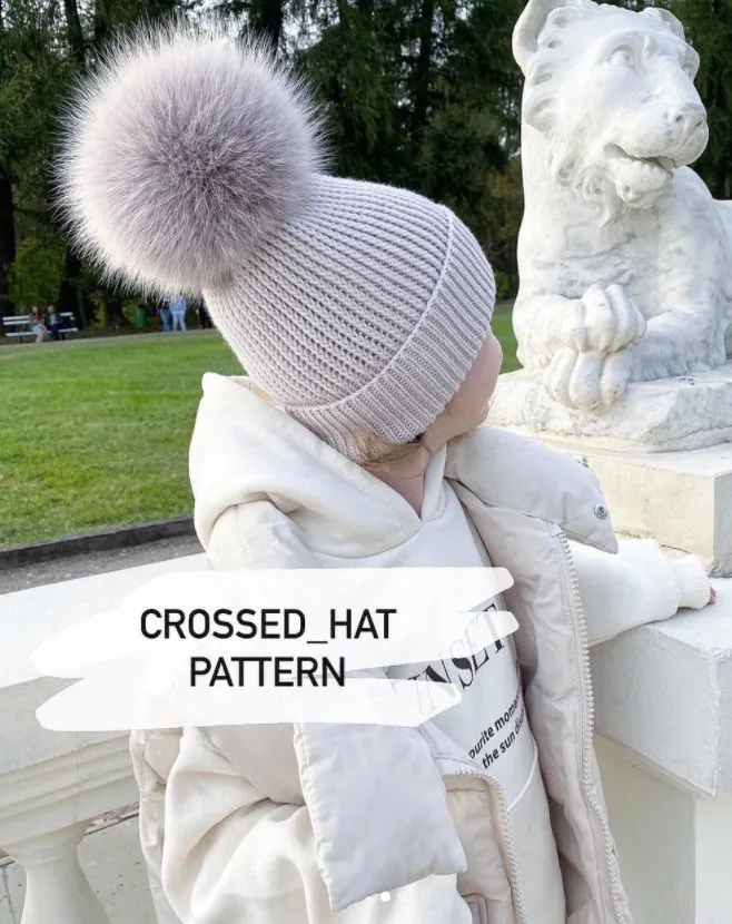 Шапка Grossed hat (Елена Харитонова)