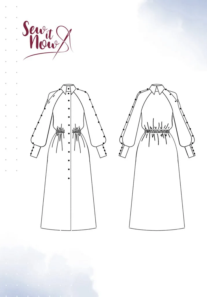 [Sew It Now] Видеоинструкция по пошиву платья Париж