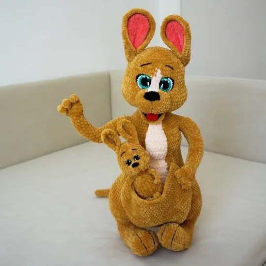 [evgenia_knitted_toys] Кенгуру (Евгения Гаврилова)