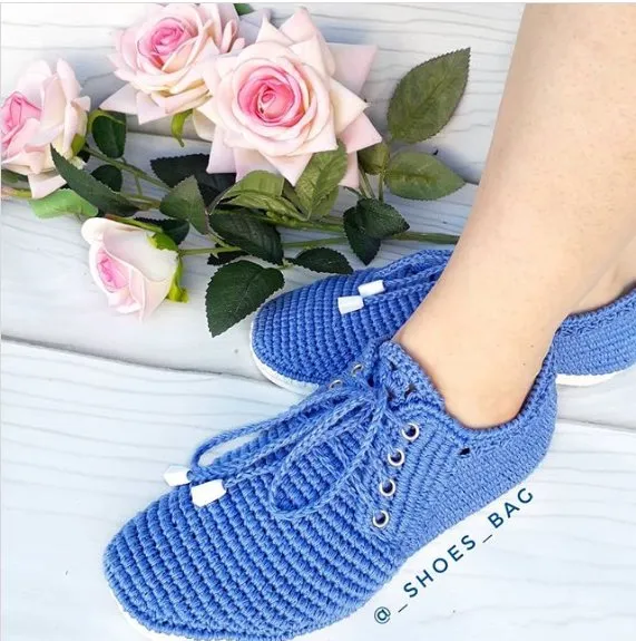 [Вязание]  Кеды (_shoes_bag)