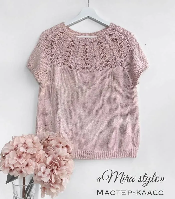 Джемпер/Топ Mira style (avgustina_knit)