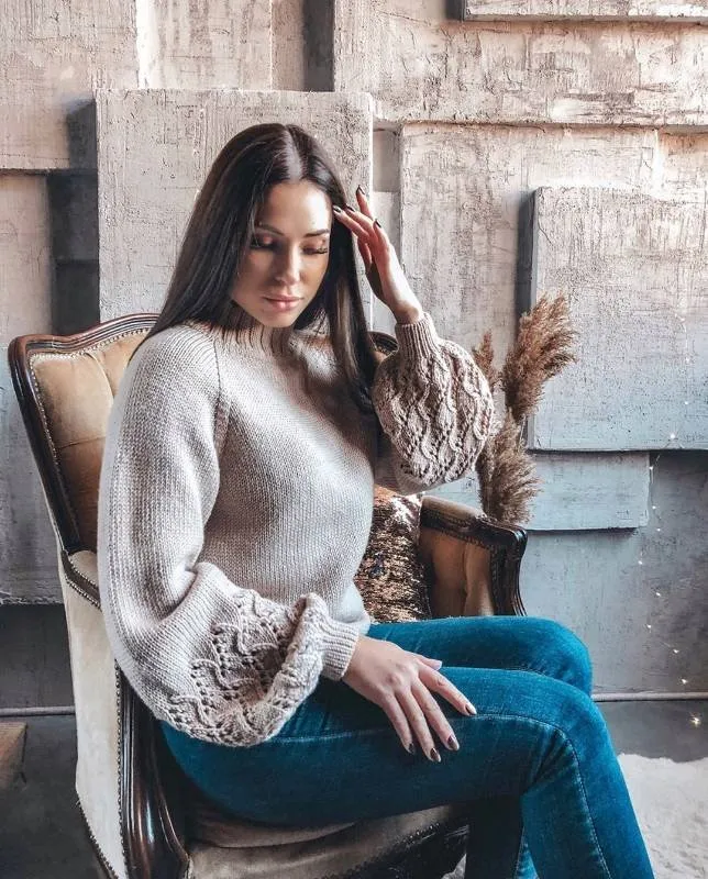 Мастер-класс Aisha sweater (Анна Сутурина)