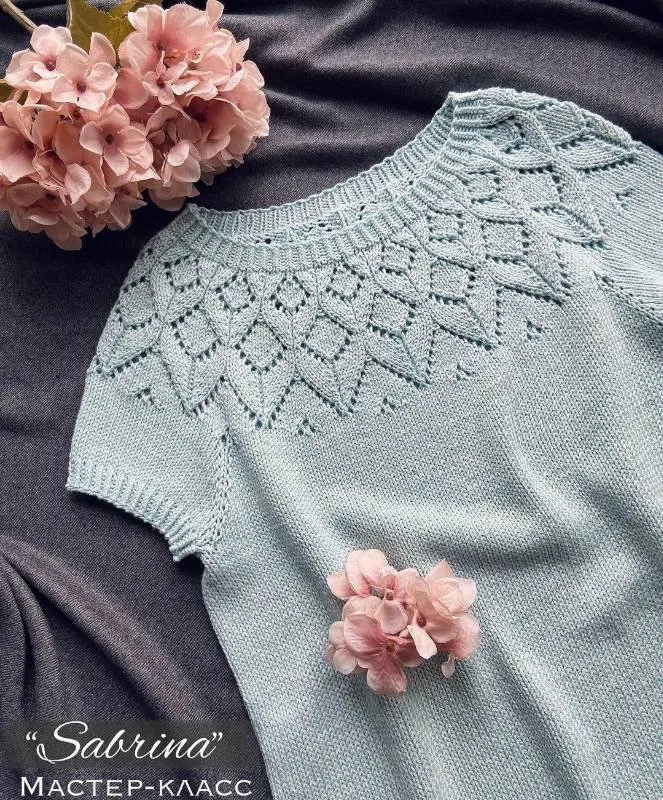 Джемпер/футболка Sabrina (avgustina_knit)