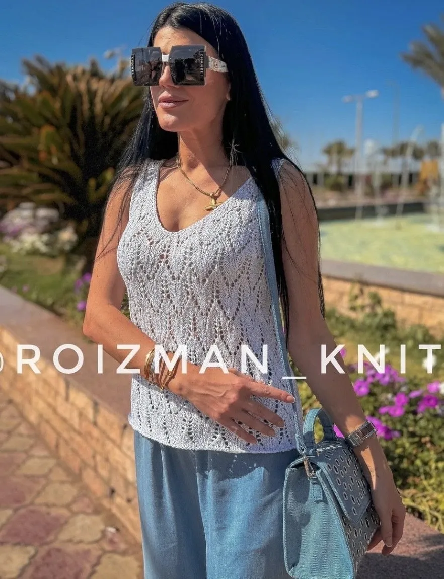 [roizman_knitt] Топ Miami (Анна Ройзман)