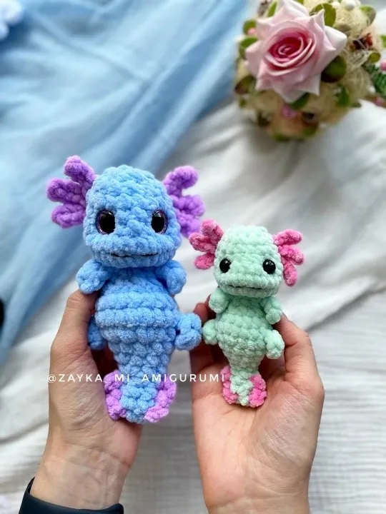 [zayka_mi_amigurumi] Аксолотль (Миранда Стешакова)