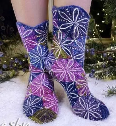 Носки Lapland lace (Tashashu Gordon)