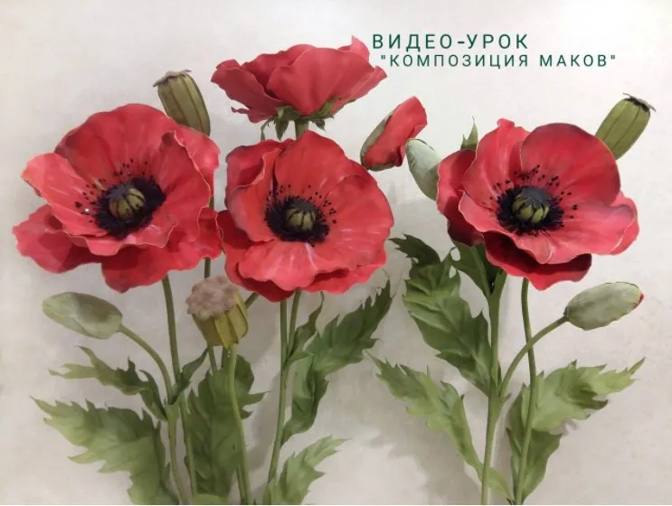 Композиция из маков (Янина Шарманова)