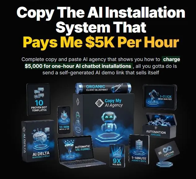 [copymyaiagency] Copy The AI Installation System That Pays Me $5K Per Hour