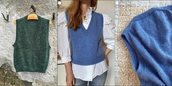 [Вяжи.ру] Классический жилет Vest no2 spring (Louise Rasmussen)