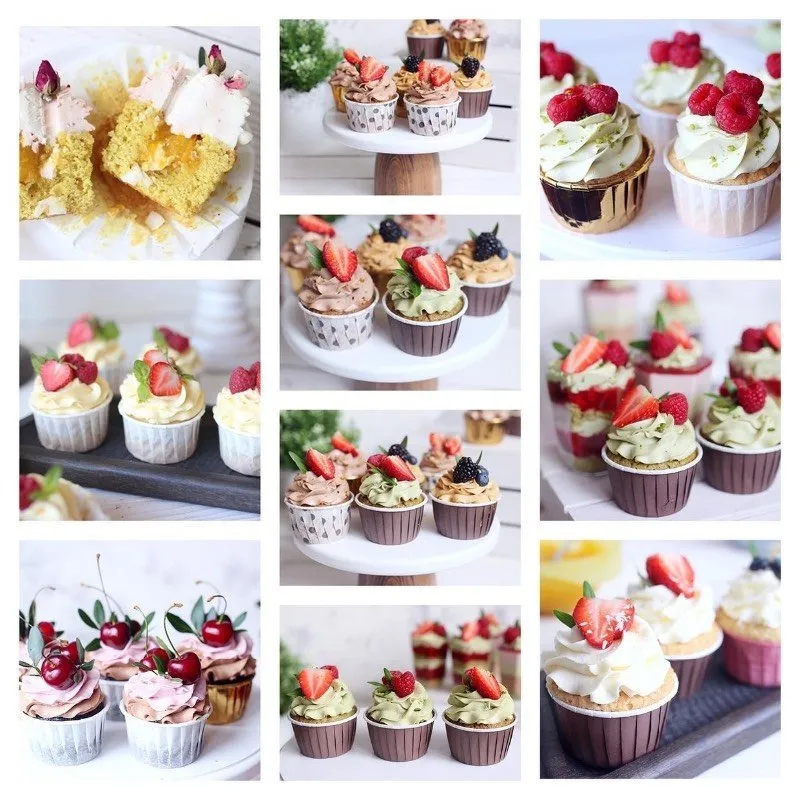 Капкейки. Летний сборник 10 видов капкейков (nezabudka_cake)