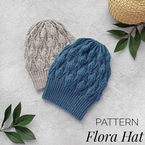 [miss_knitochka] Шапка Flora hat (Вера Павлюк)