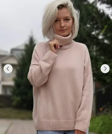 Свяжи свитер «Oversize» по своим меркам в 3-х вариантах на вязальной машине (Ольга Романова)