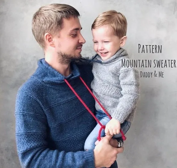 [Вязание] Свитер мужской и детский «Mountain sweater» (bynataliana)