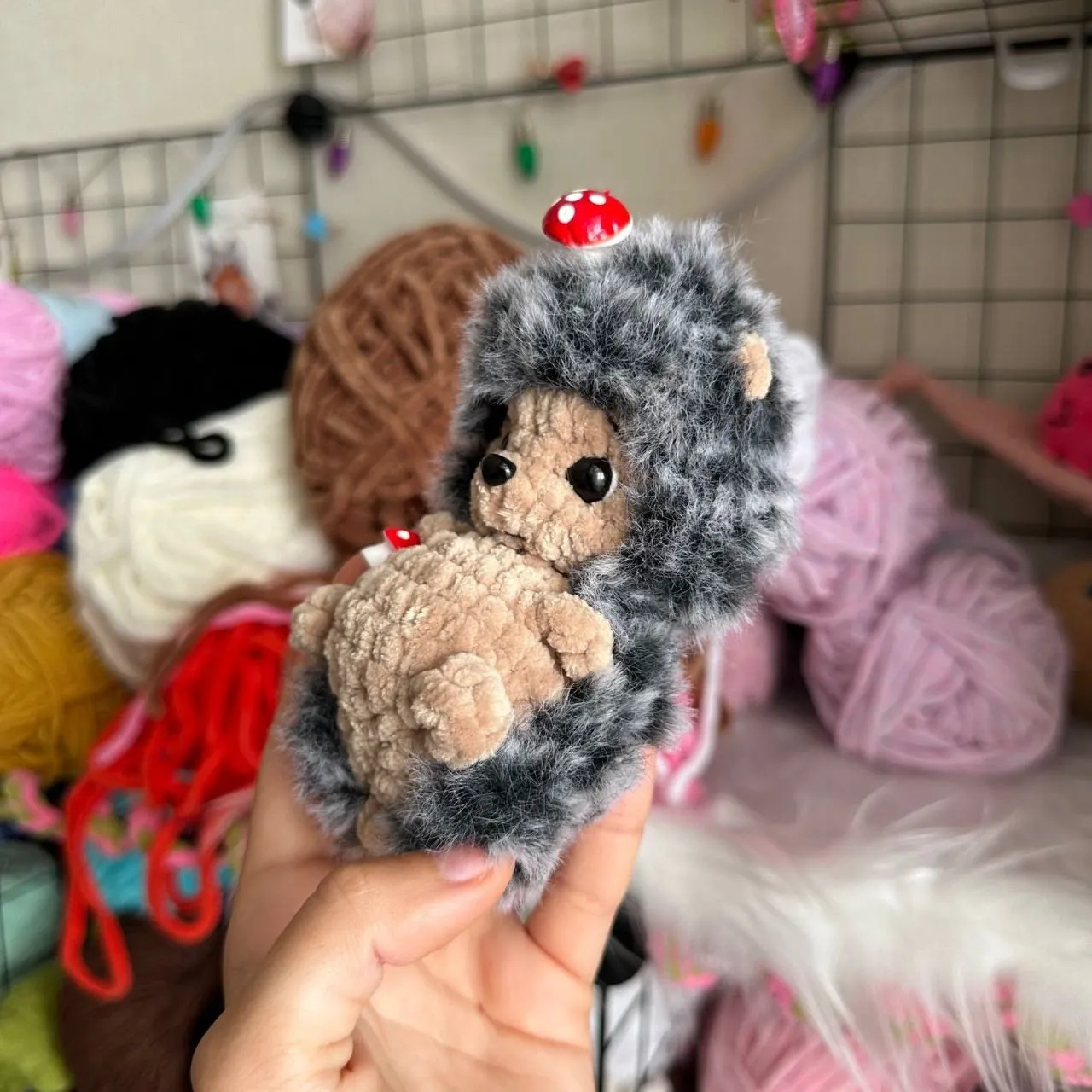 [Nastik_Toys] Ёжик детёныш (Анастасия Воронова)
