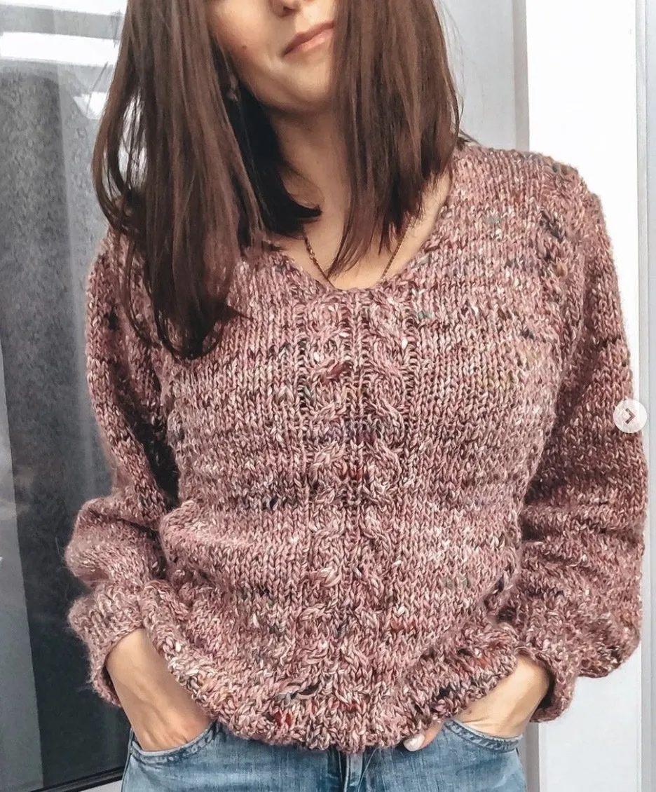Пуловер Sweet Tweed (Елена Грабенко)