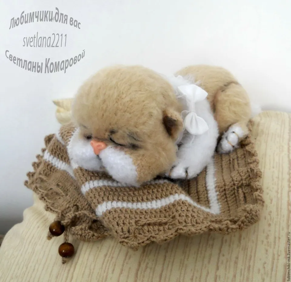 [Игрушка] Мастер-класс Кошка Мурочка. Вязание (Светлана Комарова)