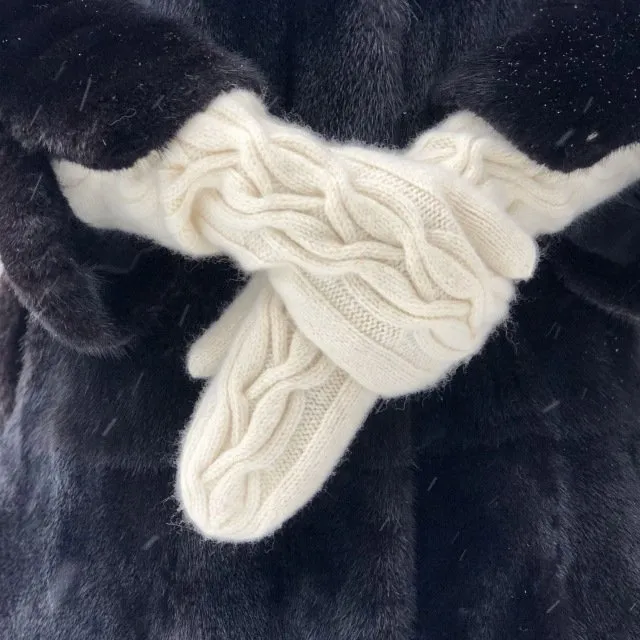 [olga.xabueva_shop] Варежки с аранами. Варежки длинные Charm (Ольга Хабуева)