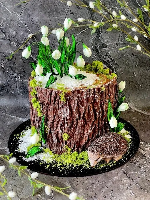 [Anastasiya_bakery] Торт Весенний пень (Анастасия Политыкина)